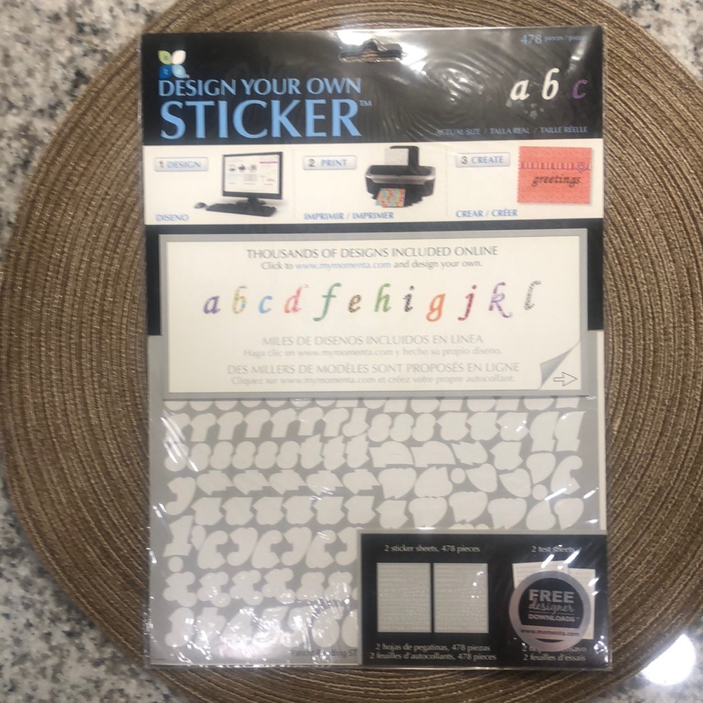 Design Your Own Sticker - ABC Isabella